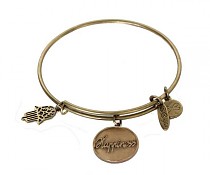 Be Bangled armband met gelukshanger HAPPINESS