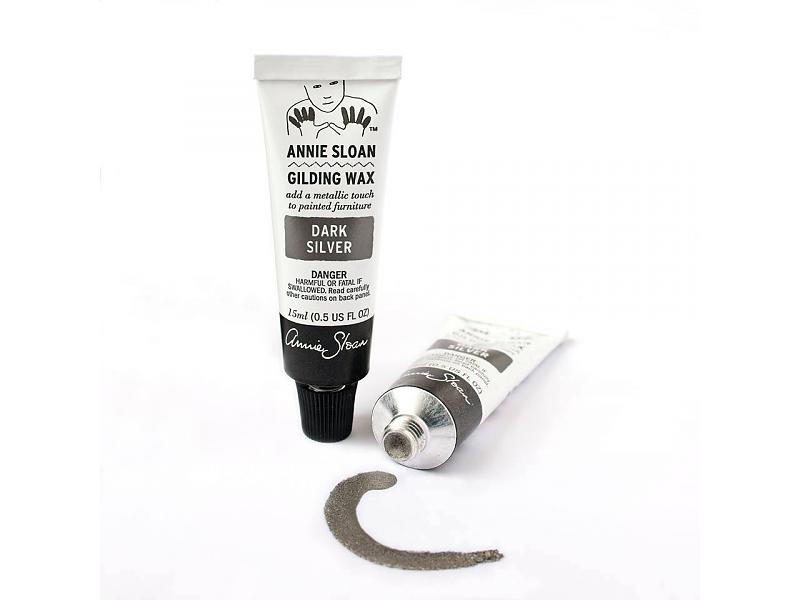 Annie Sloan gilding wax dark silver - verguld was