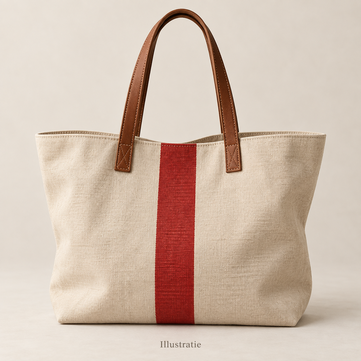 Diga Colmore shopper met rode streep