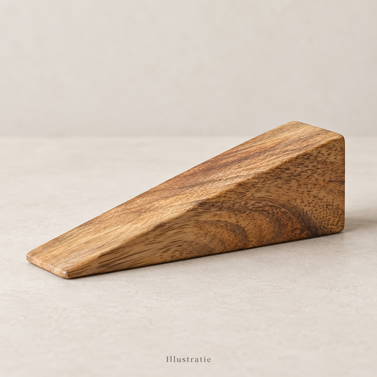 Deurstopper van mango-hout